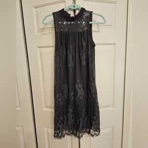 Maurices grey lace dress
